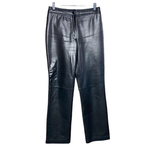 Classiques Entier Leather Pants Woman’s Size 4 - Picture 1 of 9